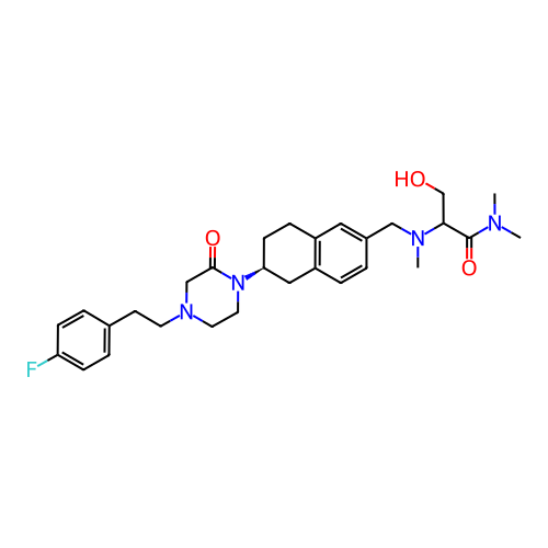 Chemical structure of BindingDB Monomer ID 50198579