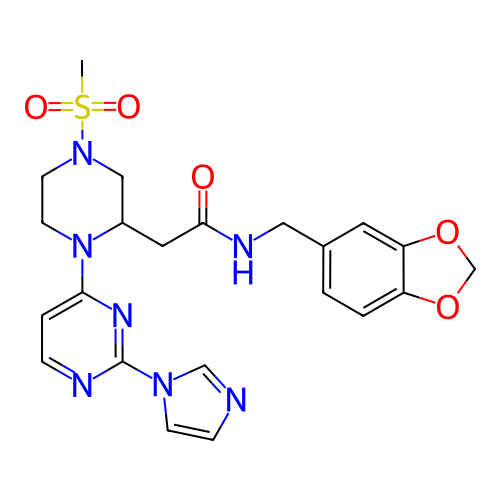 Chemical structure of BindingDB Monomer ID 50205968