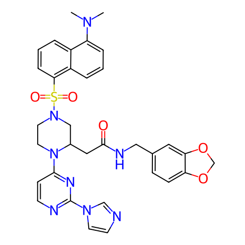 Chemical structure of BindingDB Monomer ID 50205976