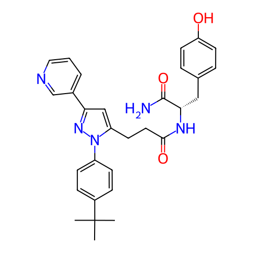 Chemical structure of BindingDB Monomer ID 50206396