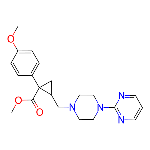Chemical structure of BindingDB Monomer ID 50206584
