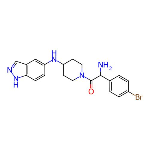 Chemical structure of BindingDB Monomer ID 50208318
