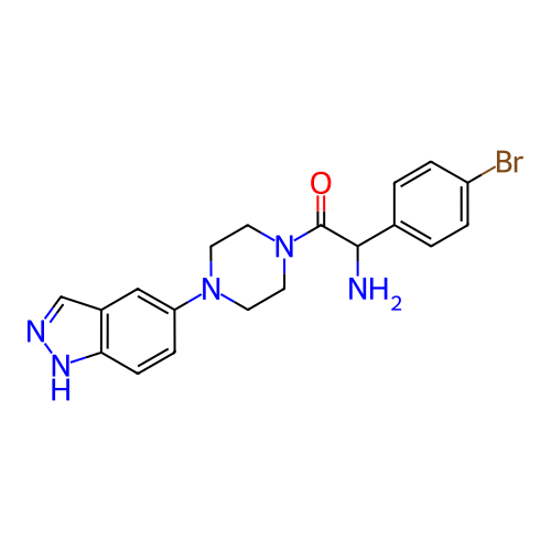 Chemical structure of BindingDB Monomer ID 50208321