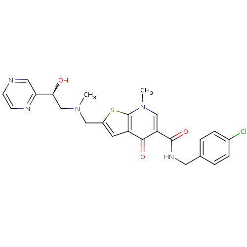 Chemical structure of BindingDB Monomer ID 50210586
