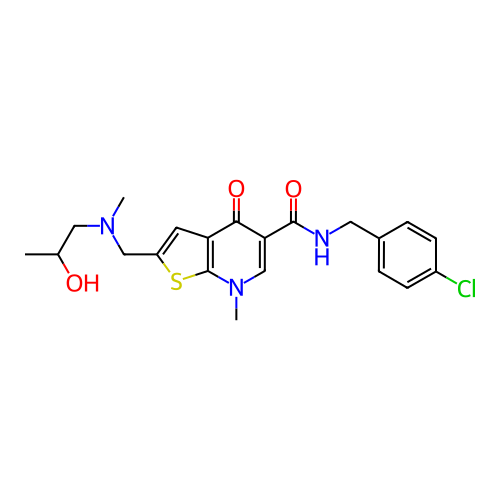 Chemical structure of BindingDB Monomer ID 50210587