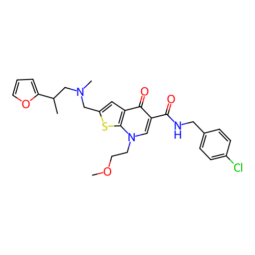 Chemical structure of BindingDB Monomer ID 50210593