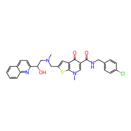 Chemical structure of BindingDB Monomer ID 50210594