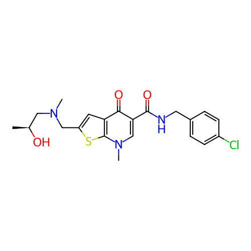 Chemical structure of BindingDB Monomer ID 50210598