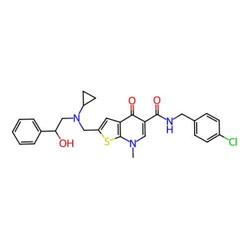 Chemical structure of BindingDB Monomer ID 50210599