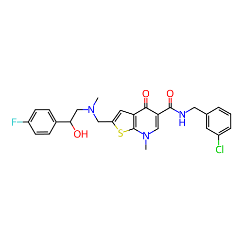 Chemical structure of BindingDB Monomer ID 50210603