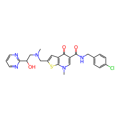 Chemical structure of BindingDB Monomer ID 50210611
