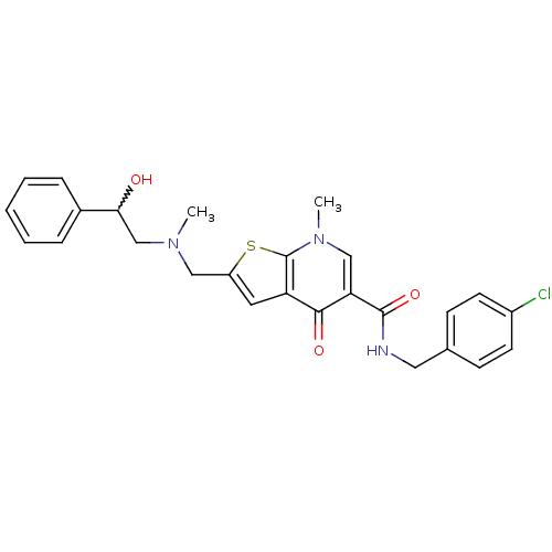 Chemical structure of BindingDB Monomer ID 50210612