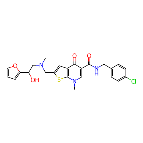 Chemical structure of BindingDB Monomer ID 50210620