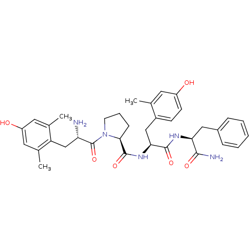Chemical structure of BindingDB Monomer ID 50212619