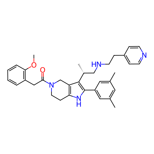 Chemical structure of BindingDB Monomer ID 50213661