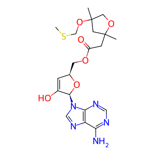 Chemical structure of BindingDB Monomer ID 50214282