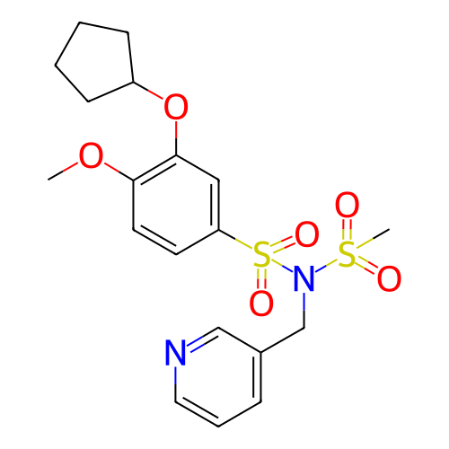 Chemical structure of BindingDB Monomer ID 50216275