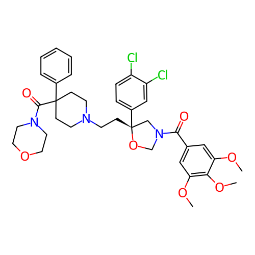 Chemical structure of BindingDB Monomer ID 50217523