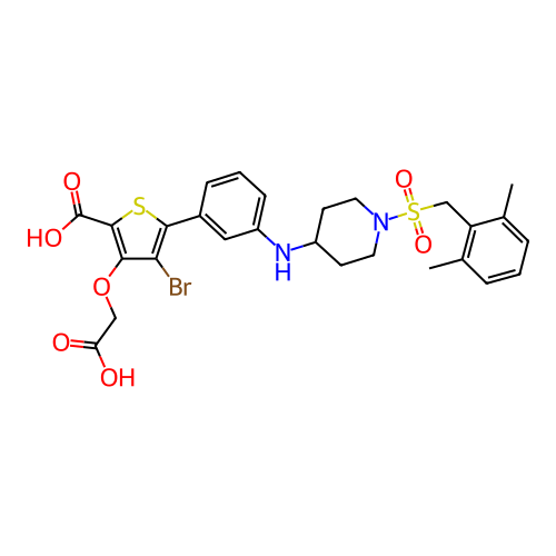Chemical structure of BindingDB Monomer ID 50219565