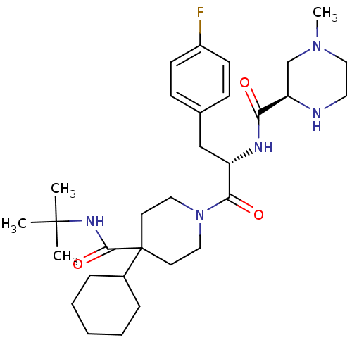 Chemical structure of BindingDB Monomer ID 50220710