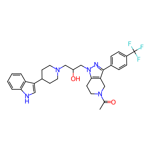 Chemical structure of BindingDB Monomer ID 50221236