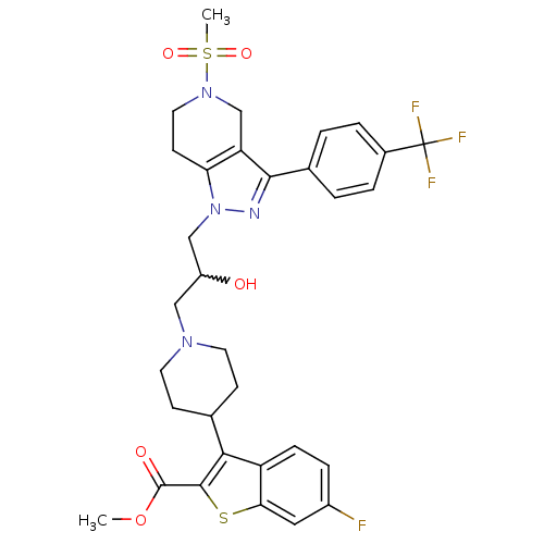 Chemical structure of BindingDB Monomer ID 50221242