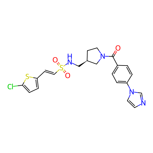 Chemical structure of BindingDB Monomer ID 50222076