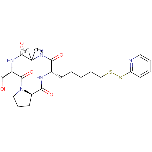 Chemical structure of BindingDB Monomer ID 50222733