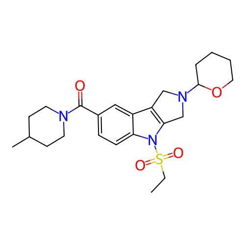Chemical structure of BindingDB Monomer ID 50222786