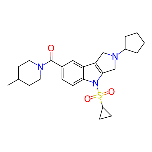 Chemical structure of BindingDB Monomer ID 50222811