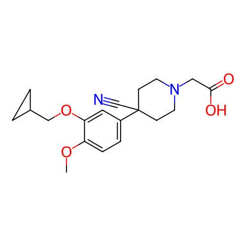 Chemical structure of BindingDB Monomer ID 50223269
