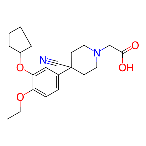 Chemical structure of BindingDB Monomer ID 50223347