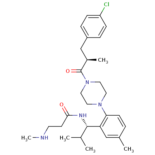Chemical structure of BindingDB Monomer ID 50224183