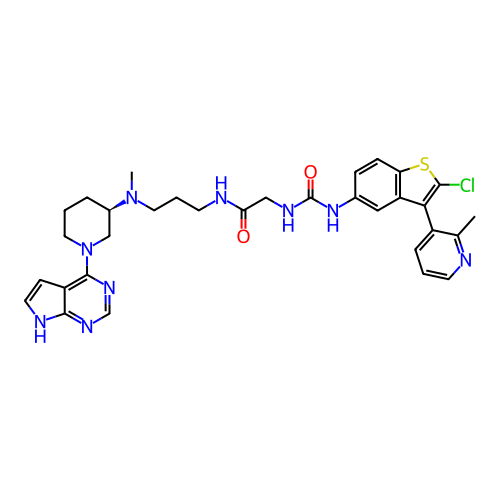 Chemical structure of BindingDB Monomer ID 50235302