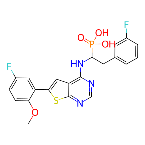 Chemical structure of BindingDB Monomer ID 50235476