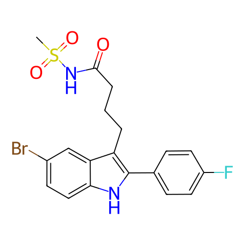Chemical structure of BindingDB Monomer ID 50236311