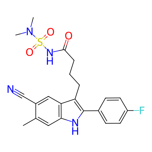 Chemical structure of BindingDB Monomer ID 50236318
