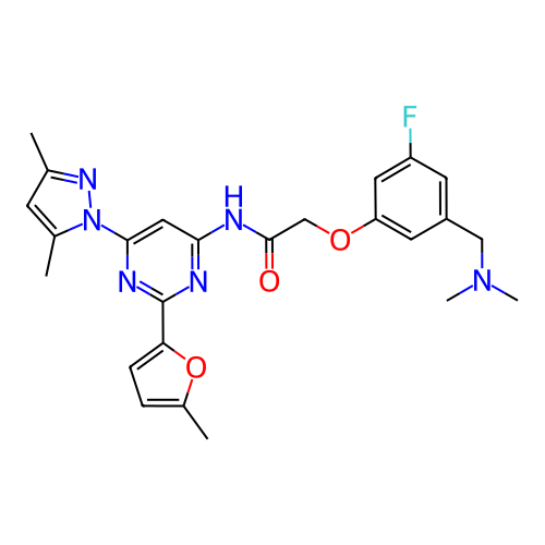 Chemical structure of BindingDB Monomer ID 50237076