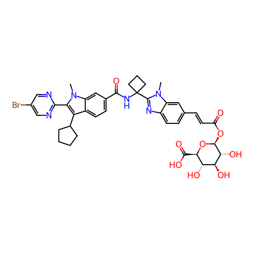 Chemical structure of BindingDB Monomer ID 50240713