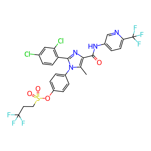 Chemical structure of BindingDB Monomer ID 50243644