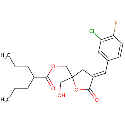 Chemical structure of BindingDB Monomer ID 50244693