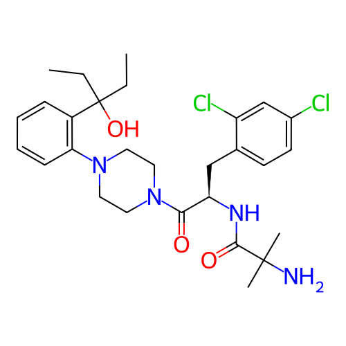 Chemical structure of BindingDB Monomer ID 50245221
