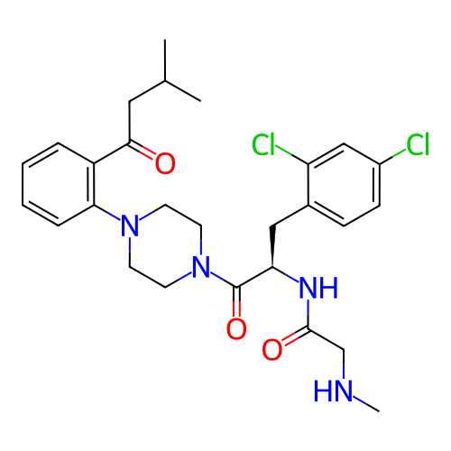 Chemical structure of BindingDB Monomer ID 50245448