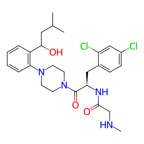 Chemical structure of BindingDB Monomer ID 50245486
