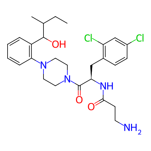 Chemical structure of BindingDB Monomer ID 50245606
