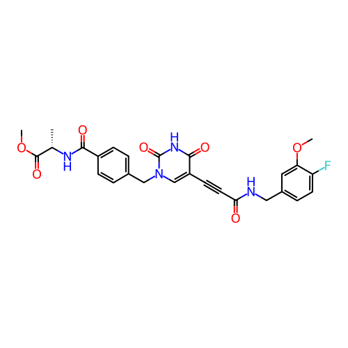 Chemical structure of BindingDB Monomer ID 50250171