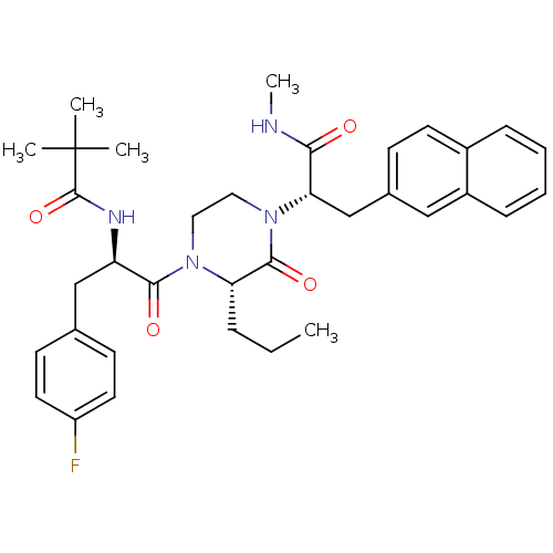 Chemical structure of BindingDB Monomer ID 50253734