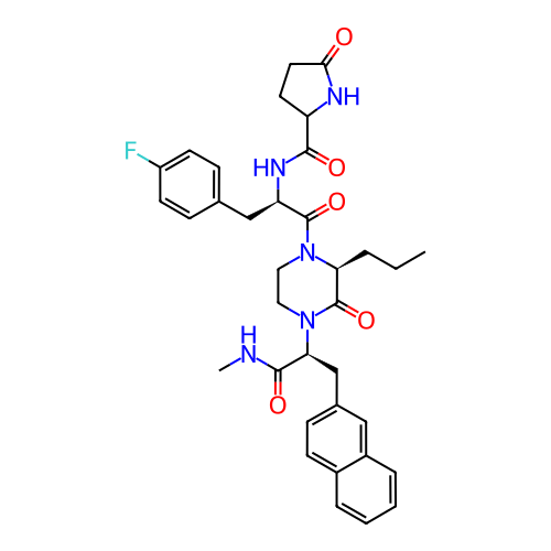 Chemical structure of BindingDB Monomer ID 50253736