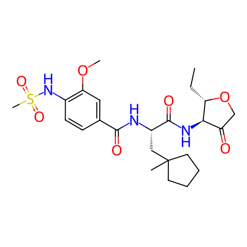 Chemical structure of BindingDB Monomer ID 50255295