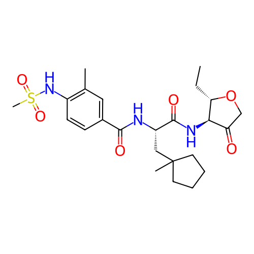 Chemical structure of BindingDB Monomer ID 50255297